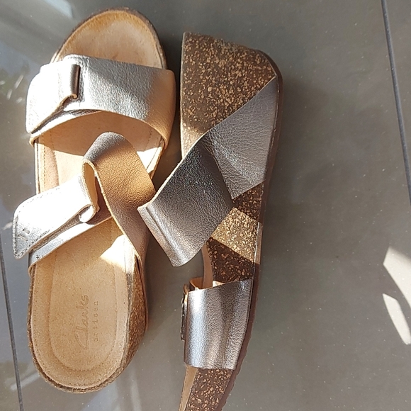 Clark's Artisan wedge sandals - Picture 2 of 6